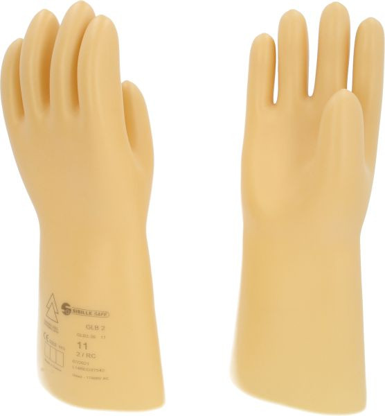 KS Tools Elektriker-Schutzhandschuh mit Schutzisolierung, Größe 11, Klasse 2, weiß, 117.0058