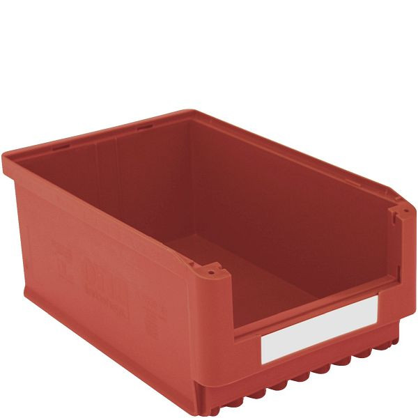 BITO Sichtlagerkasten SK Set /SK5032R 500x313x200 rot, inklusive Etikett, 6 Stück, C0230-0026