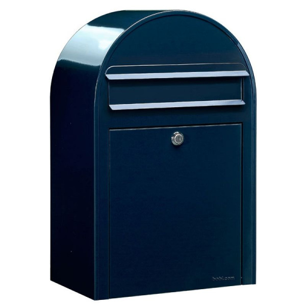 STEIN HGS Briefkasten Bobi, blau, Höhe 500 mm, 83683.0002
