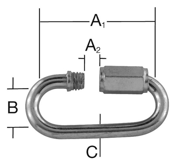 Vormann Rapidglied 5 mm, verzinkt, VE: 100 Stück, 007900261HP