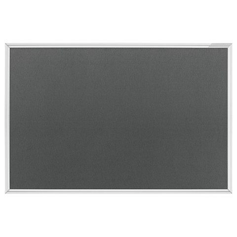 Magnetoplan Design-Pinnboard SP, Filz, Größe: 900 x 600 mm, Oberfläche grau, 1490001