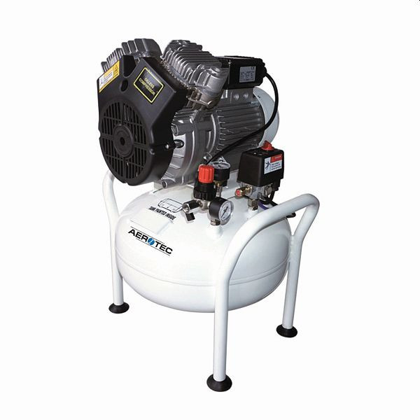 AEROTEC Kolbenkompressor Druckluft ohne Trockner ölfrei, 25 L, 25350721