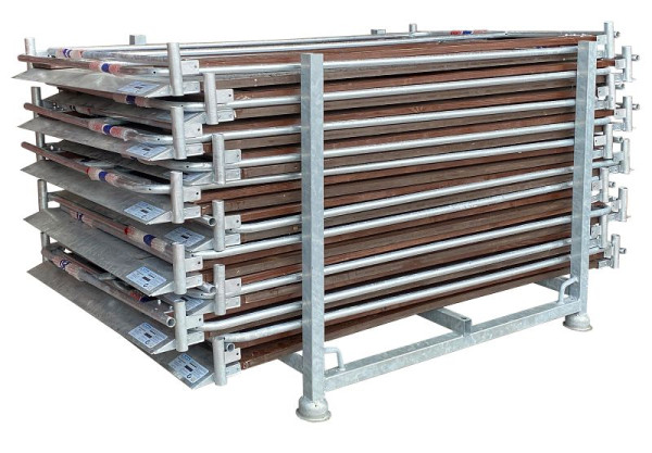 Schake Holz-Grabenbrücken Set bestehend aus: 10x Grabenbrücke 2,20 x 1,00 m (Art.-Nr. 20251), 20251-SET