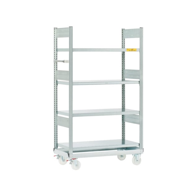 BITO Regalwagen FBR ohne Behälter, 1815x1068x533 U, 4 Einlegeböden, 55270