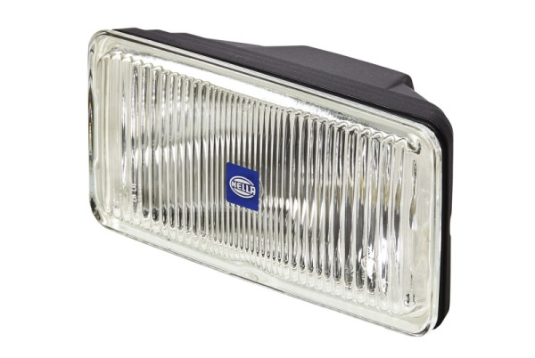 HELLA Halogen-Nebelscheinwerfer, Comet 550, 12V, rechteckig, Anbau, ECE-R19/SAE, glasklare Streuscheibe, weiß, links/rechts, 1ND 005 700-441