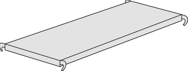 Kerkmann Fachboden Progress 500, B 960 x T 400 mm, lichtgrau, 50841711