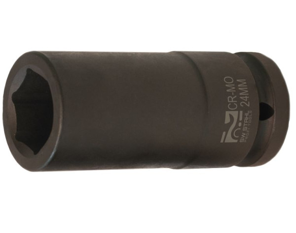 SW-Stahl IMPACT-Steckschlüsseleinsatz, 3/4", 24 mm, tief, 07910L-24