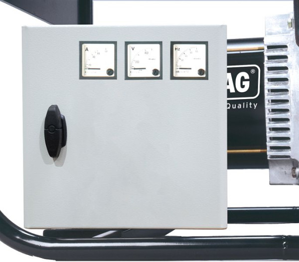 ELMAG Spannungs-, Stromstärke- und Frequenzmessgerät 1x230 Volt, Voltmeter, Amperemeter und Frequenzmeter (V, A, Hz), 53334