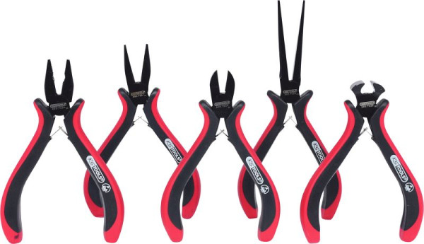 KS Tools Feinmechanik-Zangen-Satz, 5-teilig, 500.7020, 4042146151631