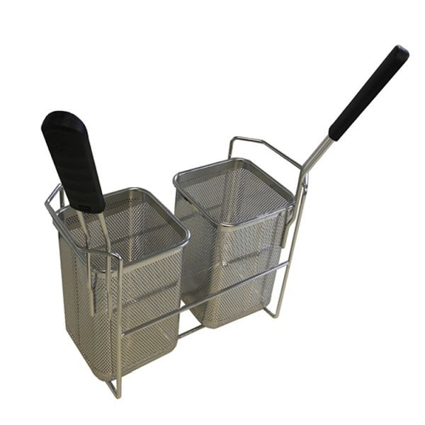 Mareno M1 Serie Edelstahl Nudelkorbe GN 1/6 2er Set, 1 kleiner Griff pro Korb, M1-700/900, ACPC1/6TV, 179.037