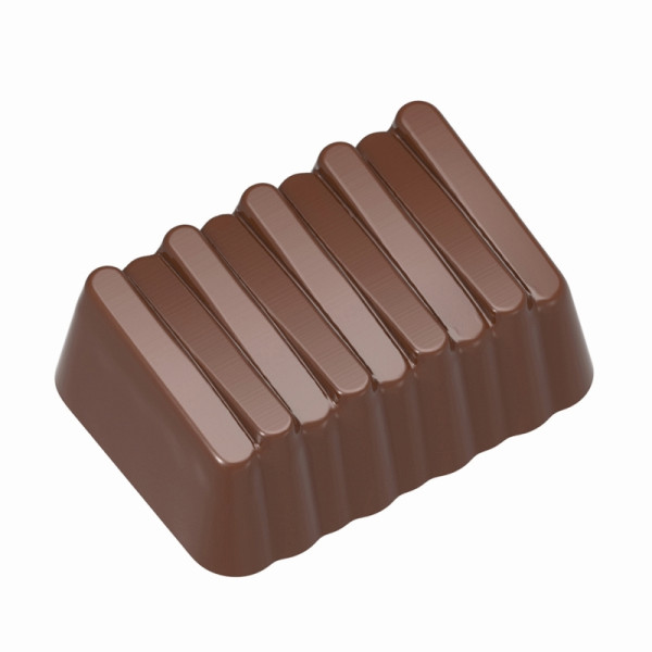 Schneider Schokoladen Form - Pralinenstufen, 275 x 135 x 24 mm / 34,5 x 24,5 x 13 mm, 10 gr, 3 x 8 Stück, 421646