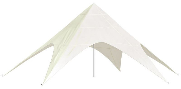 CLP Sternzelt 12 m, creme, Polyester, 311505, 4251563492818