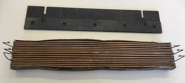 ELMAG Faltenbalg für Fräsmachinen, zu WFM 410 (Z-Achse oben), 9802985