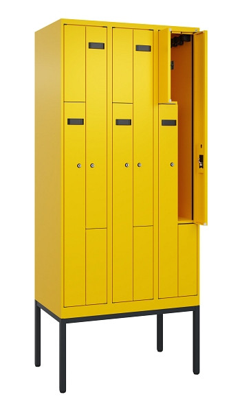 C+P Z-Spind Evolo PLUS, Gestell, 6 Fächer, 2120x900x500mm, 1023/1023, Zylinderschloss, 0490337-306 S10049