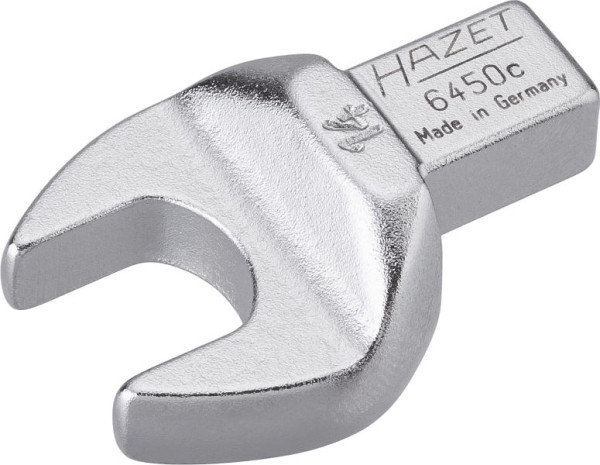 Hazet Einsteck-Maulschlüssel, Einsteck-Vierkant 9 x 12 mm, Außen-Sechskant Profil, 14 mm, 6450C-14
