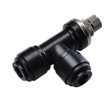 timmer L-DVL-B10-KU-H2O, L-Drosselventil, Steckanschluss für Ø 10 mm Schlauch, VE: 5 Stück, 03080352