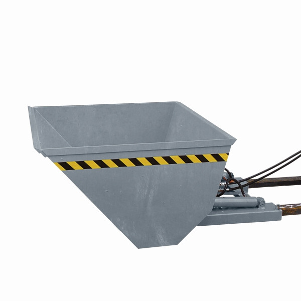 Eichinger Industrie Ladeschaufel mit hydraulischer Kippvorrichtung, 1600 kg, 500 Liter feuerverzinkt, 20640800002000