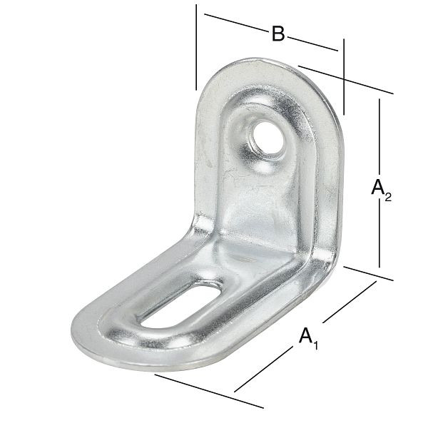 Vormann Verstellwinkel 39 x 28 x 22 mm, verzinkt, VE: 25 Stück, 000174001Z