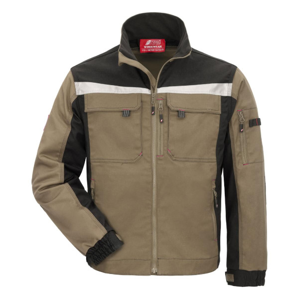 NITRAS MOTION TEX PRO FX, Arbeitsjacke, Größe: 48, Farbe: khaki, VE: 10 Stück, 7755-48
