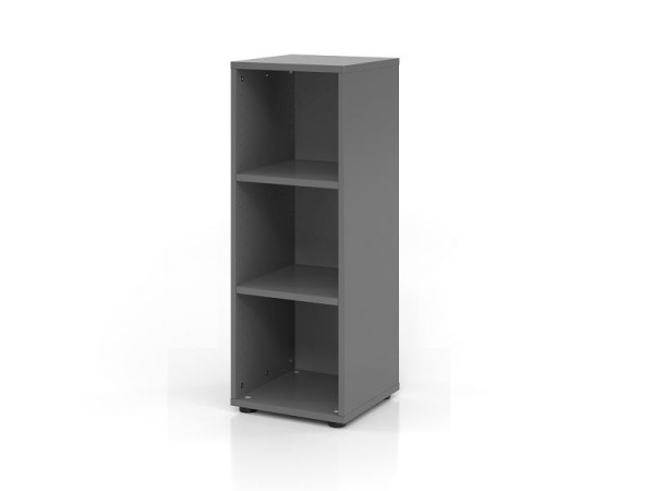 Hammerbacher Regal schmal 934RE, 3 OH, Korpus: Graphit, 40 x 40 x 110 cm (BxTxH), V934RE/G