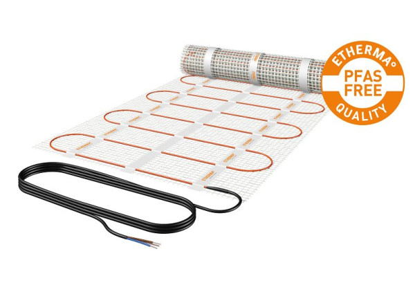 Etherma Heizmatte, 0,5m², 50x100cm, PFAS frei, 75W, extra dünn 3,8mm, 230V, 40047