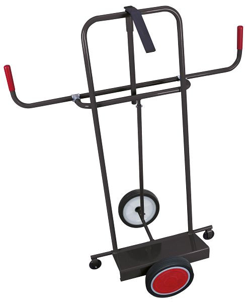 VARIOfit Plattenkarre mit variabler Plattensicherung, Außenmaße: 1.260 x 680 x 1.440 mm, RAL 7016 anthrazitgrau, Radsatz: Vollgummibereifung, sk-710.046/AG