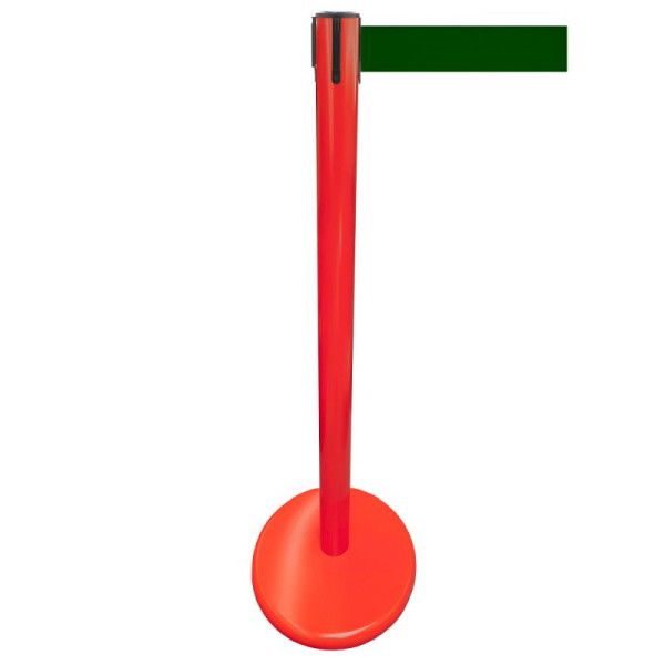 Stein HGS Personenleitsystem -P-Line Future-, Metall/ rot, dunkelgrün, mit Sicherheitsverschluss (selbstlösend), Gurtlänge: 4 m, 15697-1003