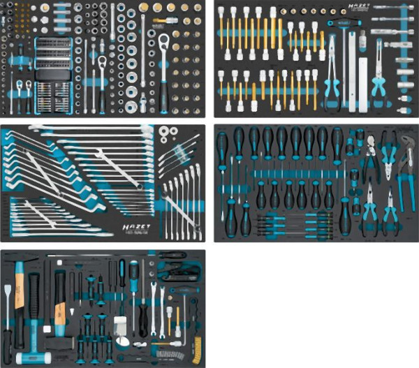Hazet Werkzeug Sortiment 440-teilig, 0-179NXL/440, 4000896248476