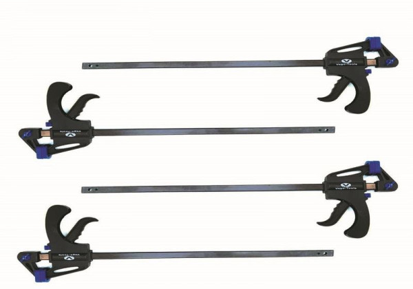 VaGo-Tools Schnellspannzwinge 600 mm Einhandzwinge Klemmzwinge Schraubzwinge, VE: 4 Stück, 250-600x4_rv