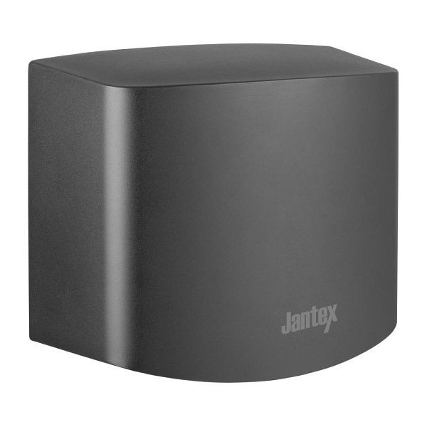 Jantex Edelstahl Handtrockner Schwarz, für Waschräume, JB022