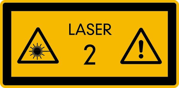 Schilder Klar Maschinenkennzeichnung Laser 2, 52x26 mm Folie selbstklebend, 7404/30