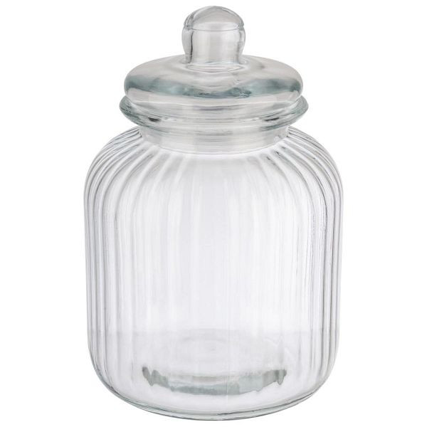 APS Vorratsglas -COOKIEGO- Ø 17,5 cm, H: 27 cm, 3,7 Liter, Glas, Öffnung: Ø 9 cm, 82269