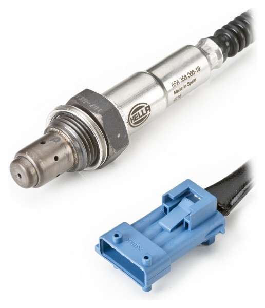 HELLA Lambdasonde, 4-polig, Kabel: 570mm, 6PA 358 066-191