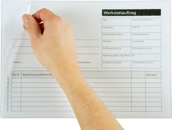 Eichner Magnet-Tasche, Format: DIN A4 quer, 305 x 235 mm, VE: 5 Stück, 9218-02984