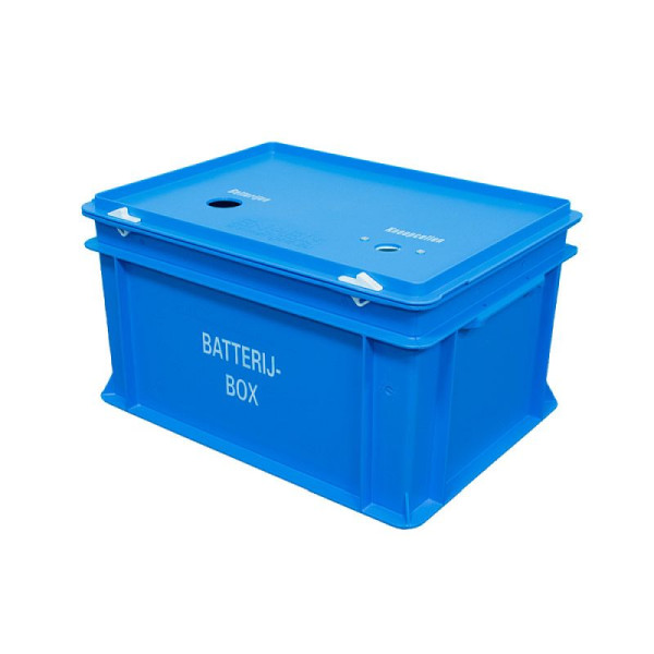STEIN HGS Batteriebehälter, blau, Kunststoff, 83574.0001