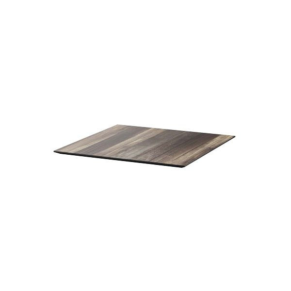 Feros HPL Tischplatte Tropical Wood 70x70 cm, 1277