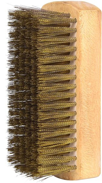 KS Tools BRONZEplus Bürste, Zinnbronzedraht, gewellt, 125 mm, 963.9580