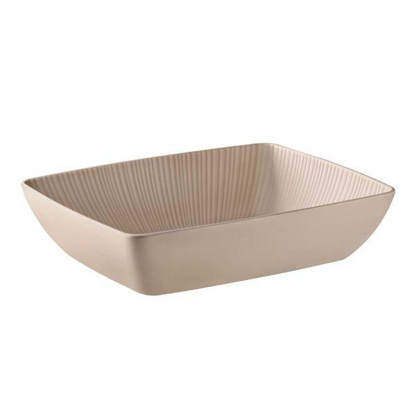 APS GN 1/2 Schale "NERO", Melamin, 3,5 Liter, 32,5 x 26,5 cm, Höhe 7,5 cm, 85418