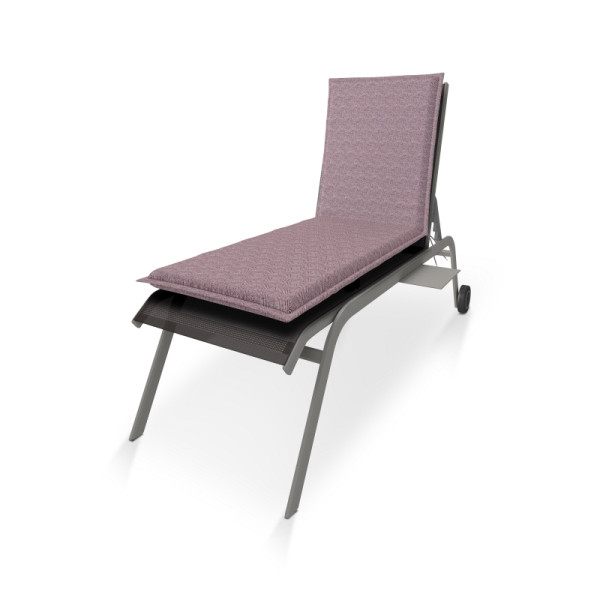 doppler Rollliege ART ca. 195x60x6 cm, flieder, gemustert, 5142914043