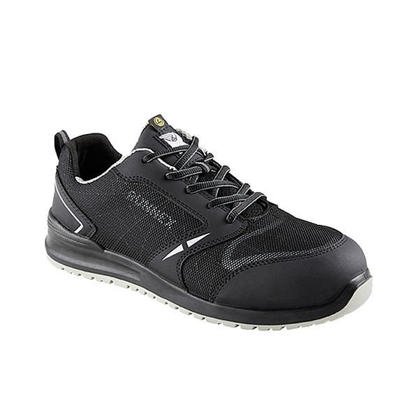 RUNNEX S1PS-ESD-Sicherheitshalbschuhe SportStar, Farbe: schwarz/grau, Größe: 45, VE: 1 Paar, 5115-45