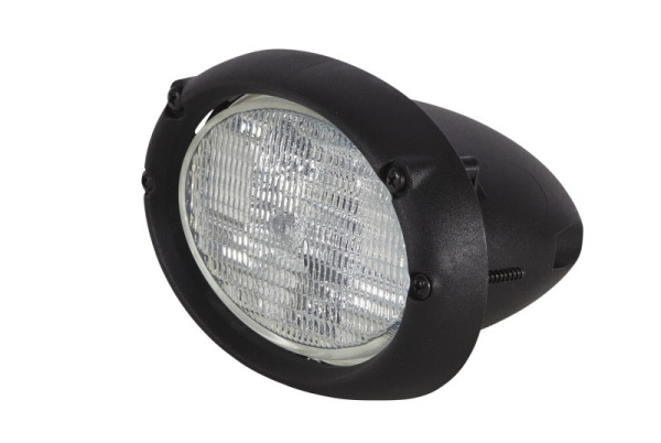 HELLA Halogen-Arbeitsscheinwerfer, Oval 100, 12V, Einbau/Schraubanschluss, 4-Punkt Befestigung, Nahfeldausleuchtung, Stecker: AMP, 1GA 996 161-681