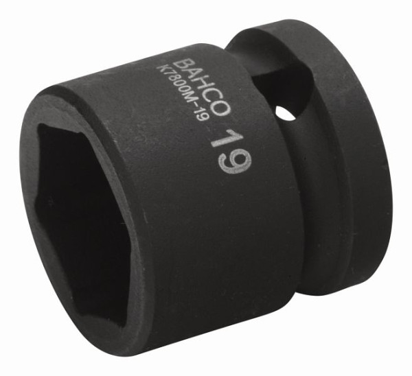 Bahco 1/2" Kraft-Steckschlüssel-Einsatz, kurz, SW 10 mm, K7800M-10