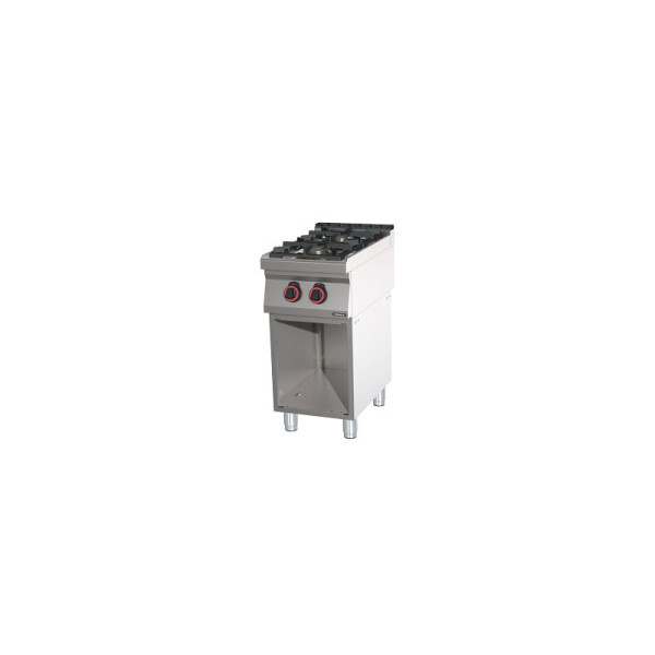 Casselin Gasherd 2 Kochstellen und Unterbau HP 40 - Linie 700, C7FOG2FHP40S