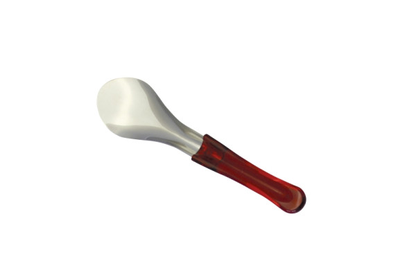 Schneider Eisspachtel kleines Modell, 260 mm, mit Kunststoffgriff in Farbe rot transparent, 195210