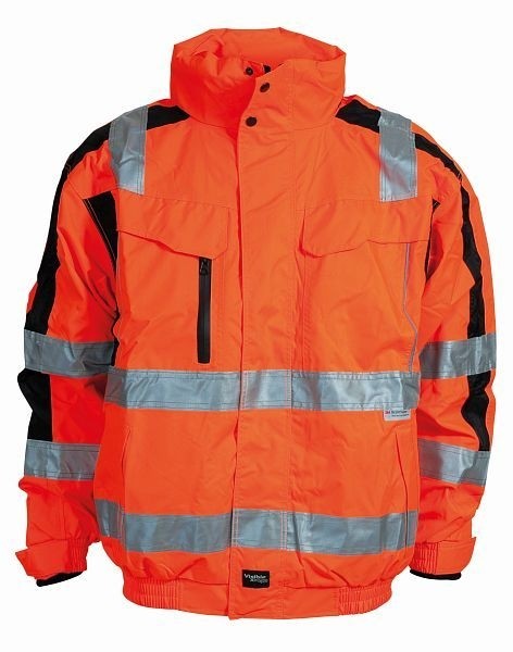 ELKA Visible Xtreme 2-In-1 Pilotenjacke Farbe: Warnorange/Schwarz Größe: 5XL, 086101R033.5XL