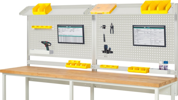 RAU System-Aufbau - Komplettset 02, für Produktbreite 3000 mm, RAL7035/RAL7035, EE-BW-KS-02-3000.12
