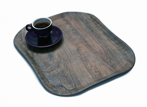 Cambro Versa Century Polyester Holzoptik Tablett 26,5 x 32,5 cm Oliv hell, VE: 12 Stück, VTC2632TF89