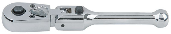 KS Tools 1/4"CHROME+ Gelenk-Ratsche, 150.2487, 4042146590836