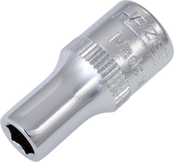 Hazet Steckschlüsseleinsatz, Sechskant, Vierkant hohl 6,3 mm (1/4 Zoll), Außen-Sechskant-Tractionsprofil, 3/16 ", 850A-3/16