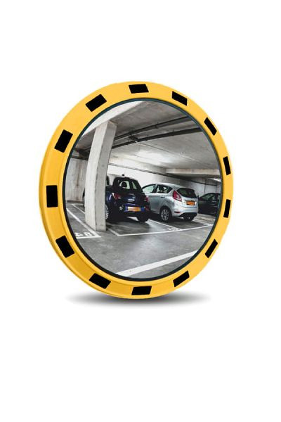 Ri-Traffic Industriespiegel Rund, Durchmesser 60 cm, Gelb / Schwarz, 90-9035-045